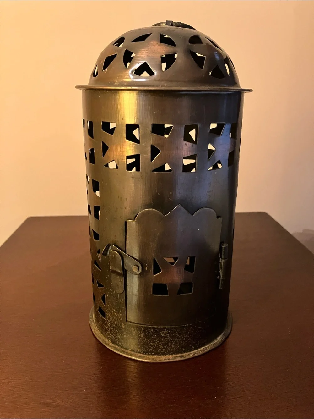 Tea Light Votive Star Design Metal Lantern